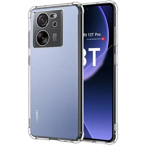 TPU чохол Getman Ease logo посилені кути Full Camera для Xiaomi 13T / 13T Pro Безбарвний прозорий