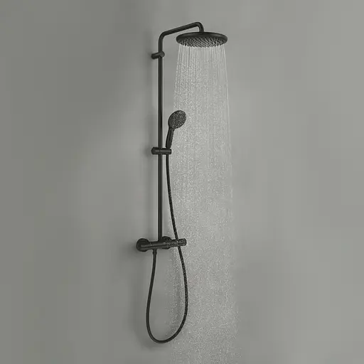 Душова система термостатична Grohe QuickFix Vitalio Start System 250 266772431, Чорний матовий - фото 8