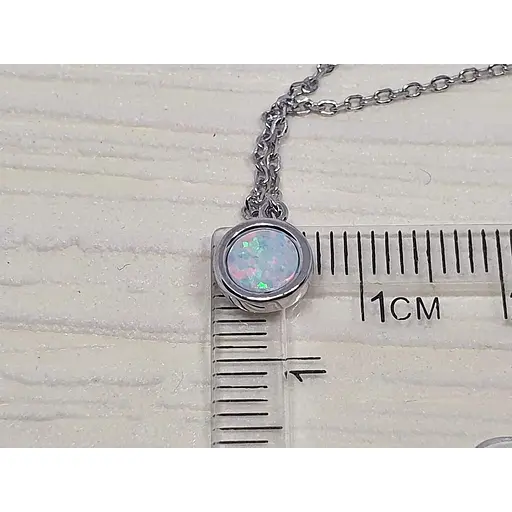 Серебряный браслет Silvex 925 с опалом. Б2ОПБГ/1065Ш-2 21 - фото 4