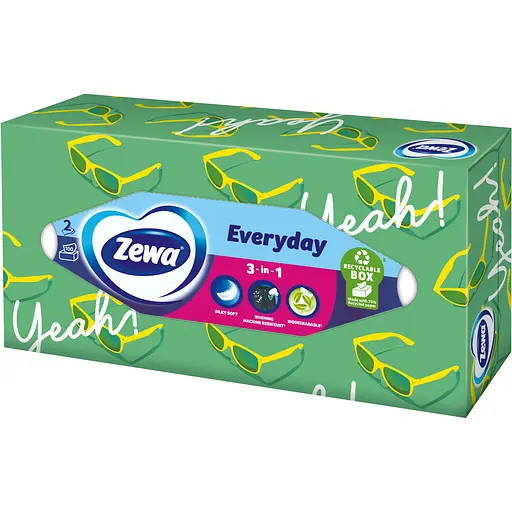 Салфетки Zewa Everyday двухслойные 100 шт.