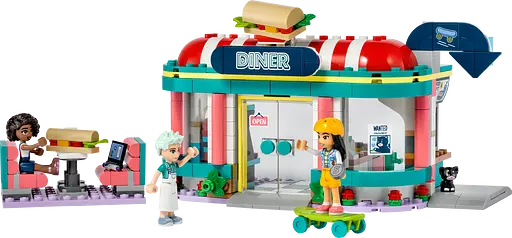 Уценка. Конструктор LEGO Friends Хартлейк Сити: ресторанчик в центре города 346 деталей (41728) - фото 2