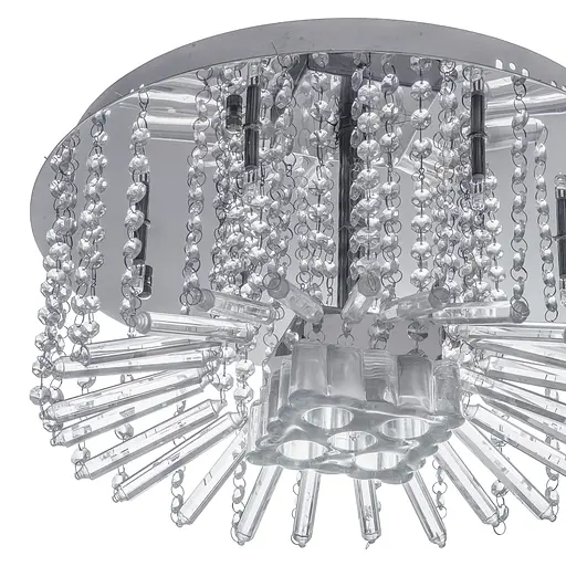 Люстра потолочная Brille галогенная LED G4 20W Glass (BR-01 317C/7) - фото 4