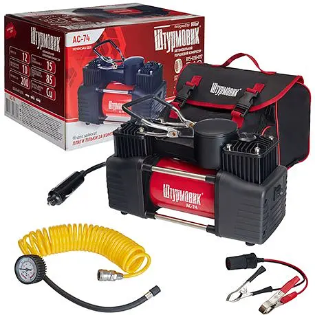 Компрессор Штурмовик AC-74 150psi 5 м (AC-74) - фото 1