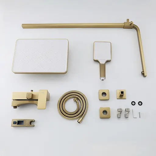 Душевая система золото Frap F2476-3, Золотой - фото 3