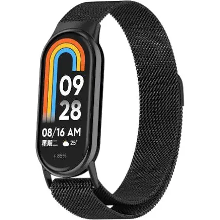 Ремешок DK CDK для Xiaomi Mi Smart Band 10 Metal Milanese Loop Magnetic (015814) (black)