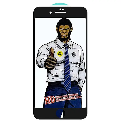 Захисне скло Epik 5D Anti-static Pro для Apple iPhone 7/8/SE 2020 4.7 Чорний