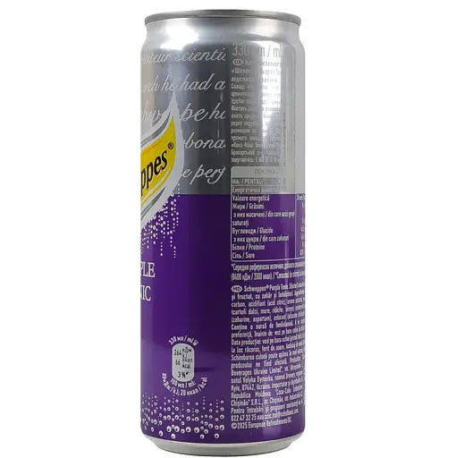 Напій Schweppes Purple Tonic безалкогольний сильногазований 330 мл - фото 3