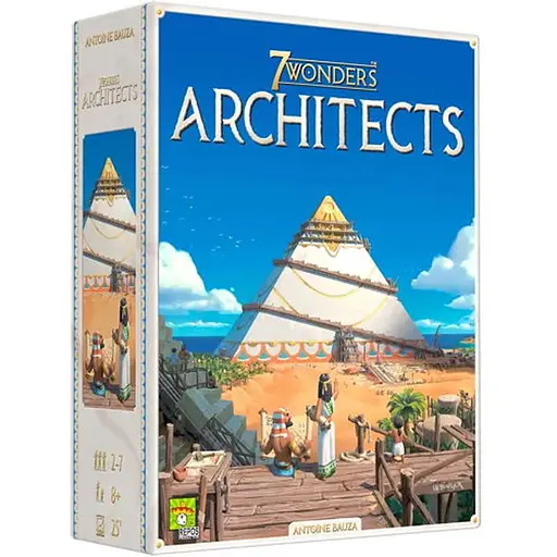 Настольная игра Repos Production 7 Чудес. Архитекторы (7 Wonders: Architects) (франц.) + QR-код укр. правила (ARC-FR01) - фото 1
