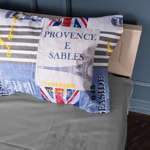 Простирадло MirSon Сатин 22-1382 English Style 150х220 см (2200010471663) - фото 5