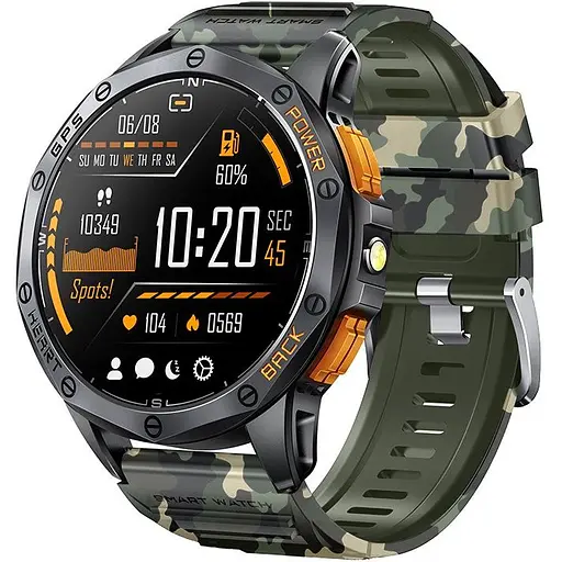 Смарт-часы Uwatch Smart GPS Max ArmyGreen 2 ремешки (3338)