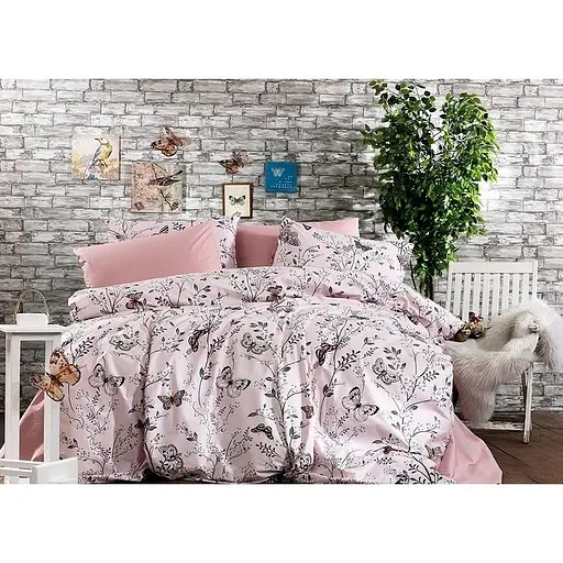 Комплект постільної білизни TAG Tekstil з компаньйоном 1.5-спальний 000210501 (R-T9156)