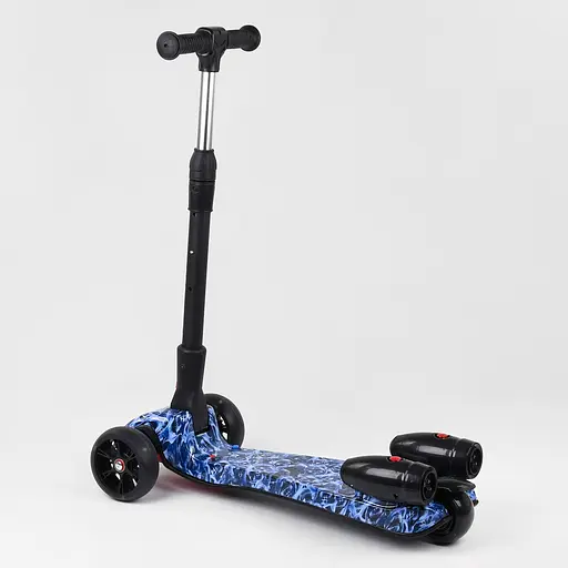 Самокат дитячий Best Scooter 60х82х64 см Чорно-синій 000231572 - фото 3