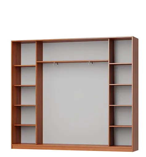 Шафа-купе тридверна MebelStar Комбо AL 3 Дзеркала 250x45x210 см Бетон (MBS-3277) - фото 2