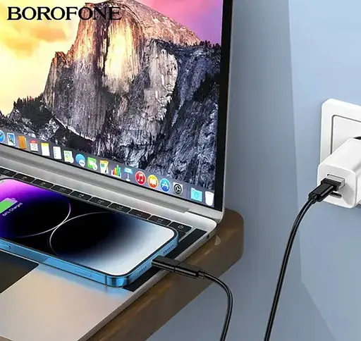Багатофункціональний комплект Borofone кабель з адаптерами BU36 60W 3 в 1 Lightning / Micro USB / Type-C - фото 8