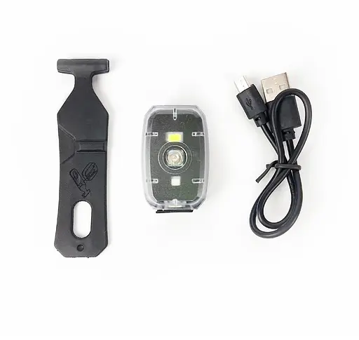 Велосипедний маячок West Biking YP0701320 червоне/біле світло 2 Led USB 100 mAh 4.5х3х2.2 см (G0000928) - фото 2