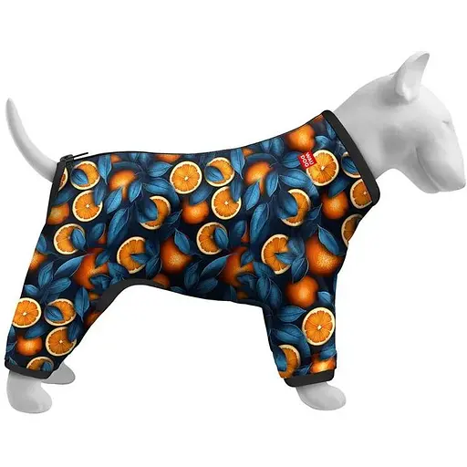 Вітровка для собак Waudog Clothes, малюнок "Апельсини", L50 - фото 2