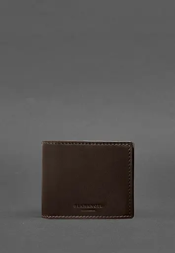 Кожаная обложка для удостоверения министерства обороны темно-коричневая - фото 4