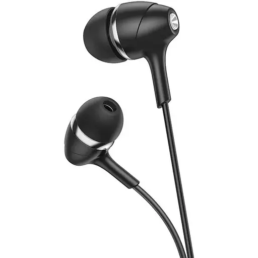 Проводные наушники Hoco M76 Maya, 3.5mm, 1.2m, Чёрный