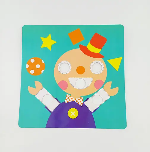 Мозаїка SK 0004 AB LimoToy 12 картинок, 45 фішок, 22 геометричні фігури (6903317266456) Вид B - фото 5