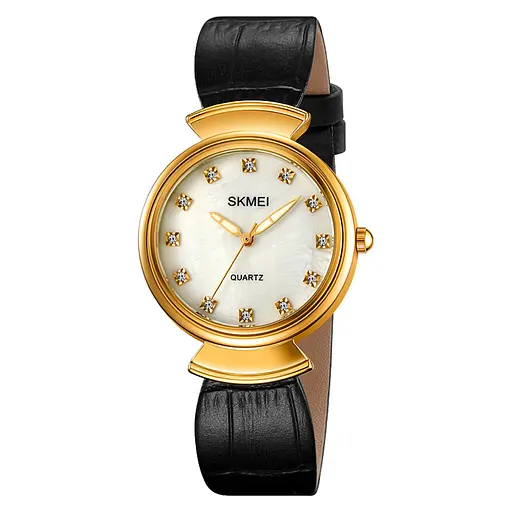 Наручний годинник жіночий 2165GDWTBK Gold-White-Black Skmei acs0030212 - фото 1