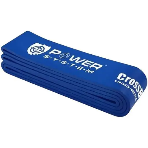 Гумка для фітнесу і кроссфіту Power System PS-4054 CrossFit Level 4 Blue (опір 22-50 кг) (PS-4054_Blue) - фото 1
