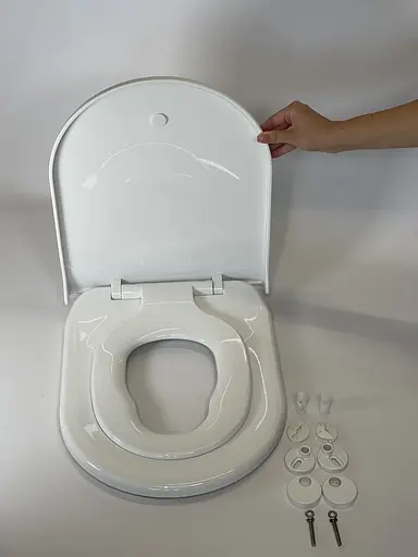 Сиденье для унитаза NKP Twin с крышкой и функцией микролифта 0350 - фото 6