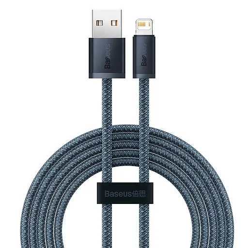 Кабель Baseus Dynamic Series USB-A to Lightning Cable CALD000516 2 метра темно-серый - фото 1