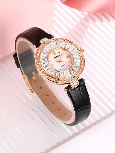 Наручний годинник жіночий 2009BK Black Skmei acs0030409 - фото 4