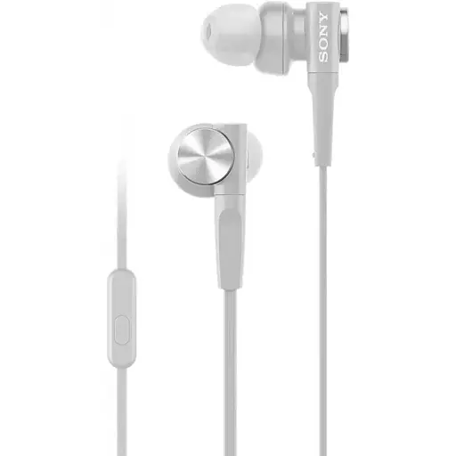 Навушники з мікрофоном Sony MDR-XB55AP White - фото 1
