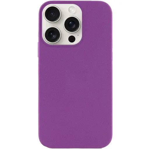 Чохол Epik Silicone Case Full Protective AA NO LOGO для Apple iPhone 15 Pro Max 6.7 Фіолетовий/Grape - фото 1