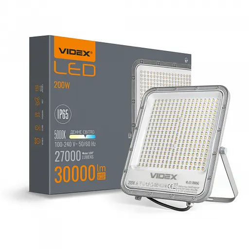 LED прожектор VIDEX PREMIUM F2 200W 5000K - фото 1