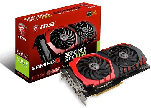 Відеокарта MSI GTX 1060 6Gb Gaming X (GeForce GTX 1060 GAMING X 6G) (GDDR5, 192 bit, PCI-E 3.0 x16) Б/в - фото 3
