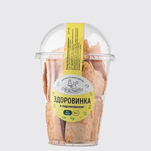 Печиво Ay da Baker Здоровинка з пармезаном 90 г - фото 2