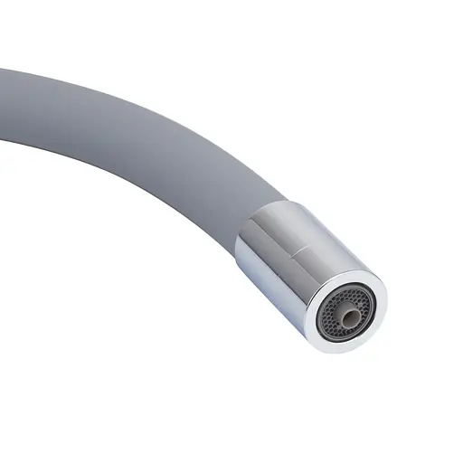 Змішувач для кухні на дві води з гнучким виливом Koer KB-72002-01 KR3383 Хром - фото 9