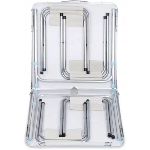 Стол туристический Chomik Garden Line Ranger раскладной с 4 стульями белый - фото 7