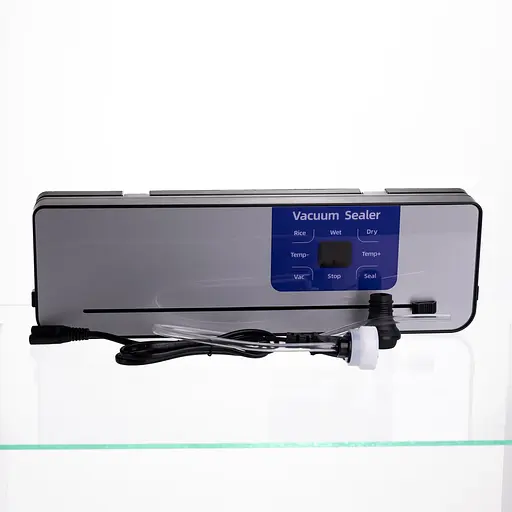 Вакууматор бытовой сенсорный для влажных и сухих продуктов 120 Вт со встроенным резаком упаковщик вакуумный Yiwu HP-11-29BL - фото 5