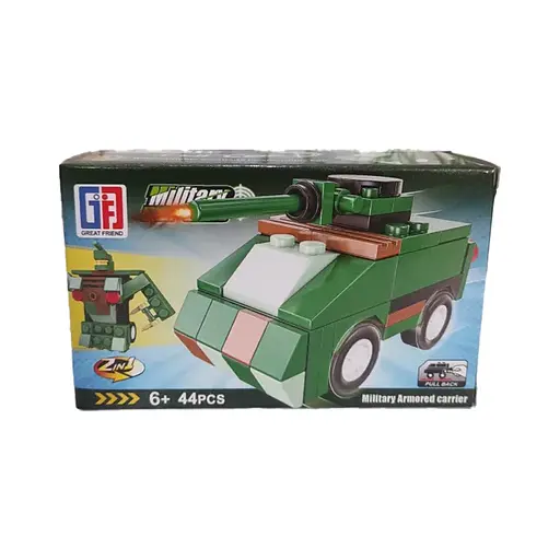 Конструктор Військовий транспорт, від 43 деталей, (В асортименті)