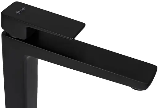 Смеситель для умывальника Rea Orix высокий black REA-B8467 Черный матовый - фото 2