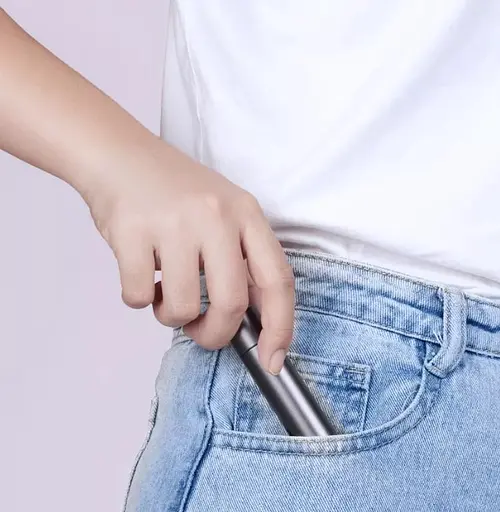 Фонарик брелок Xiaomi Haosha MINI (YC-SDT01) Silver - фото 2