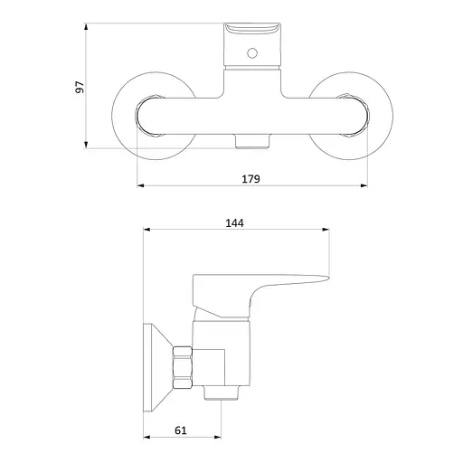 Змішувач для душу DAMIXA Origin Evo 2 (782000000) - фото 9