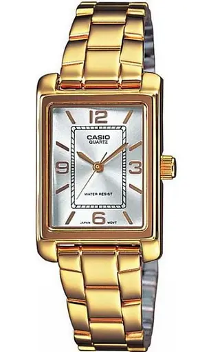 Годинники наручні жіночі стильні кварцові золотисті оригінал Casio LTP-1234G-7AEF (модуль №1330)