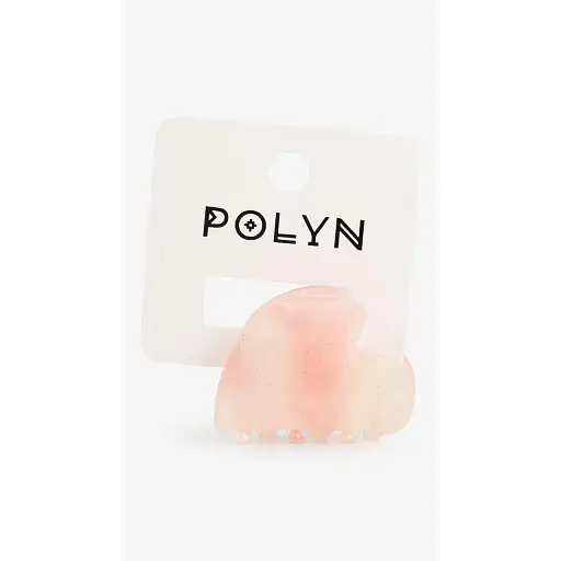 Заколка-краб для девочки Polin 3693-5 Розово-молочный - фото 1