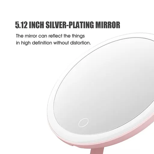 Дзеркало для макіяжу DOCO Pro LED Makeup Mirror Pink (M002) [66274] - фото 3