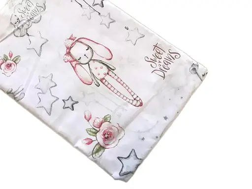 Хлопковая пеленка Moontime 100х80см "Кролики" - фото 1