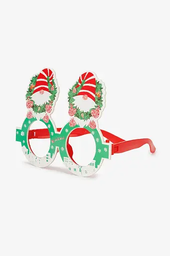 Новорічні окуляри Гном з вінком HXJ227108 Різнокольоровий (NY) - фото 1