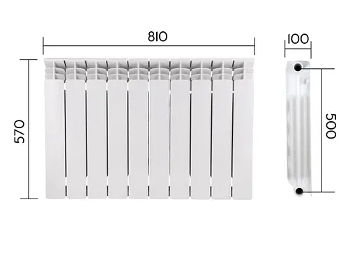 Радіатор біметалічний Thermo Alliance Bi-Vulcan Plus FBF500TM - фото 8