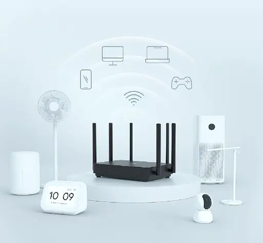 Роутер Xiaomi Mi Router AX3200 Black DVB4314GL - фото 2