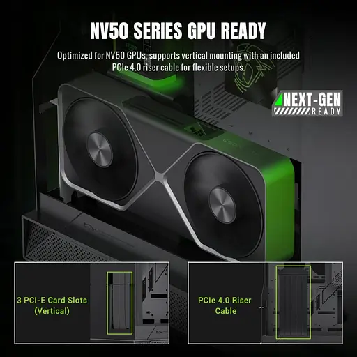 Корпус GameMax Blade Concept RGB, черный (Blade Concept) - фото 13