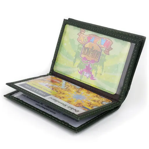 Женский кожаный кошелек-визитница ST Leather 10х6.5х1 см acs0015961 - фото 4