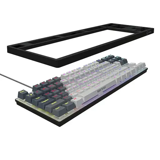 Клавиатура Lorgar Azar 514 TKL RGB EN+UA White (LRG-GK514TKL-WH-UA) - фото 4